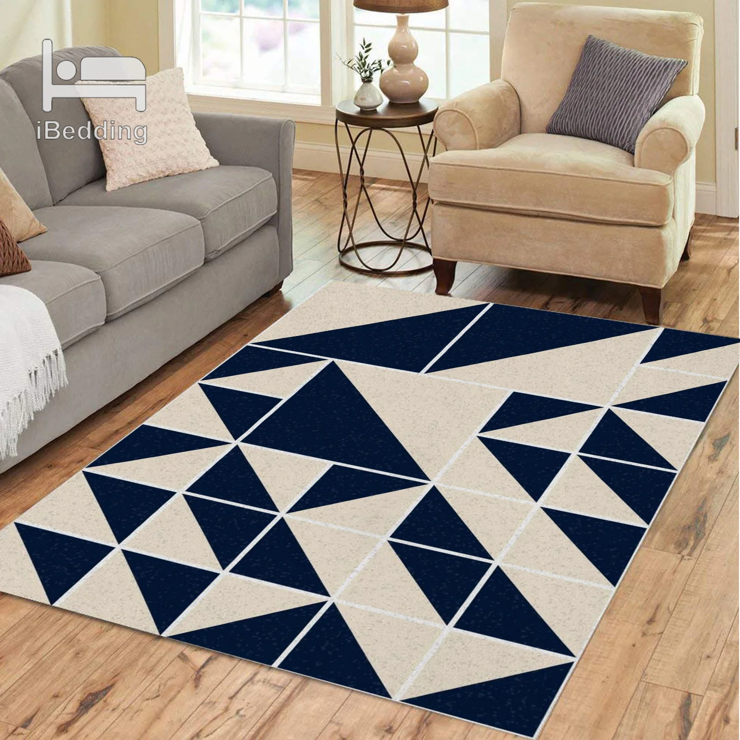 Красочный абстрактных геометрических сетчатый коврик ковер домашний декор