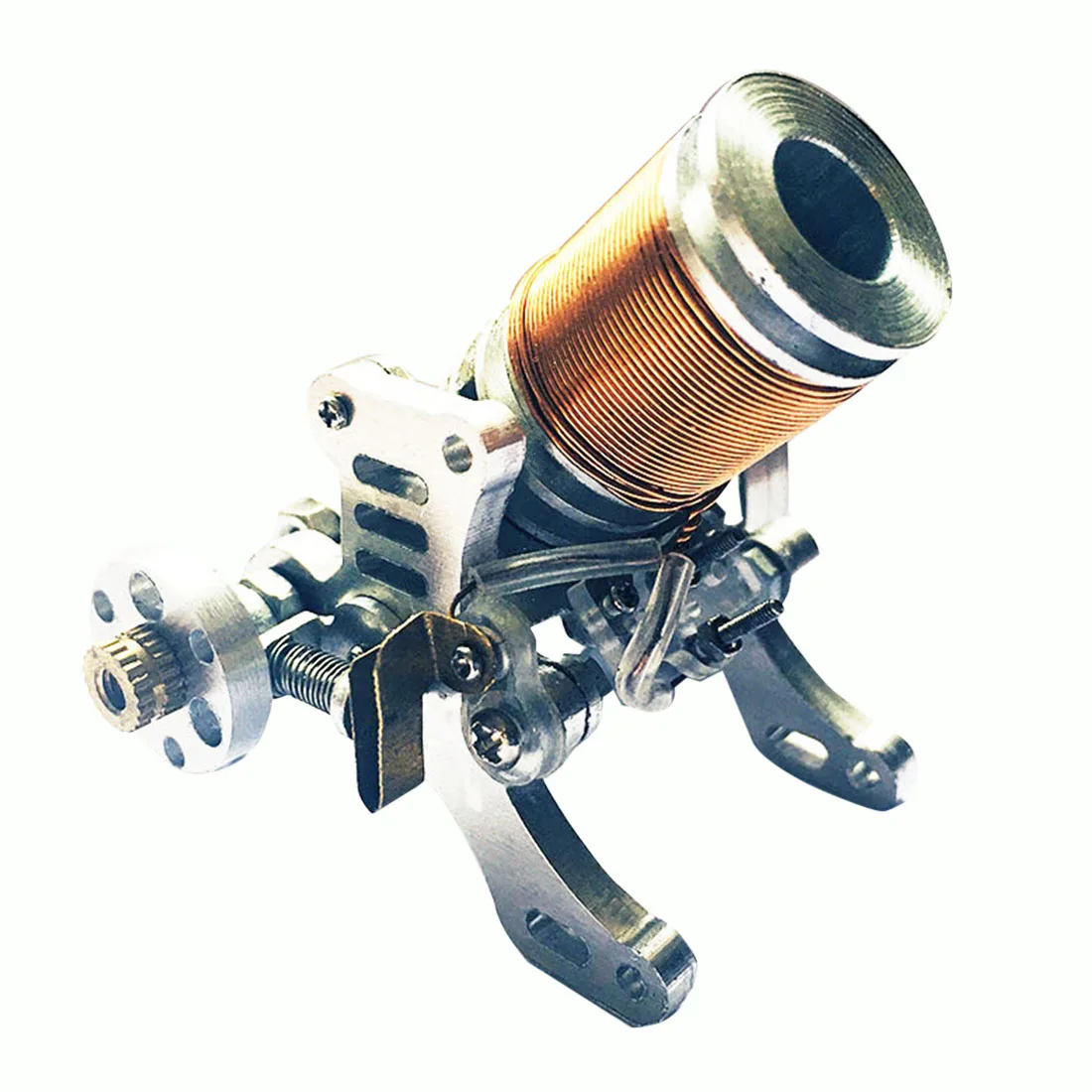 Металлическая одноцилиндровая электромагнитная модель моторной пушки мини типа