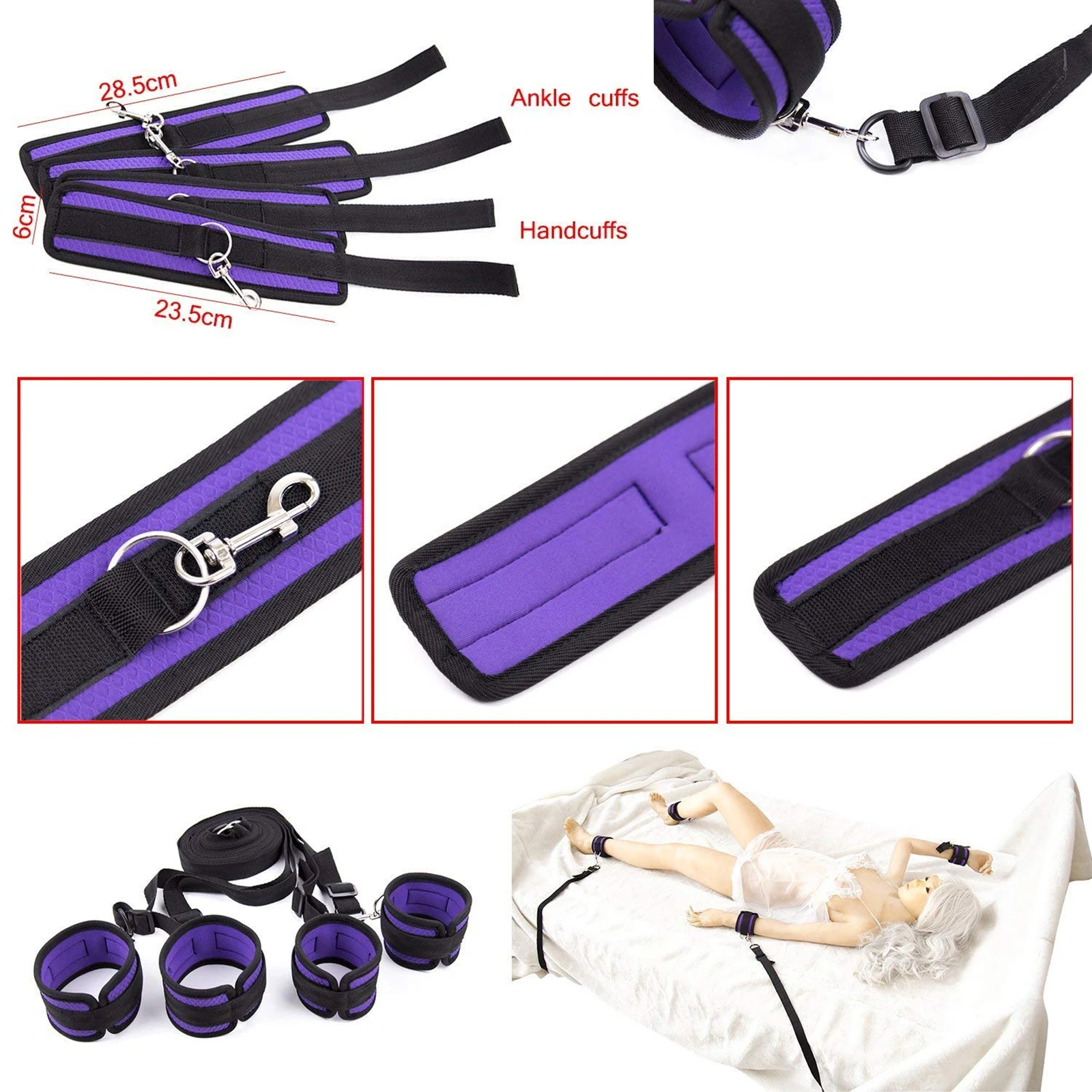 Секс-игрушка для взрослых с переплетенной веревкой наручники товары флирта