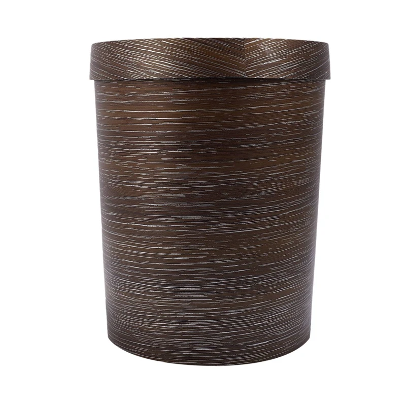 HIPSTEEN Ретро Стиль нажимное кольцо Пластик мусорная корзина для домашнего офиса