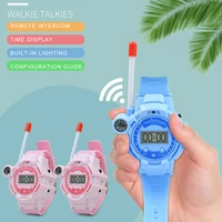 fashion long distance call interactive kids toys walkie talkies child kids watches two way radios interphone telephone toy 2pcs