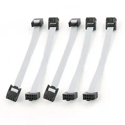 5 шт. IDC 6Pin жесткий приводной удлинитель плоский ленточный кабель 10 см для