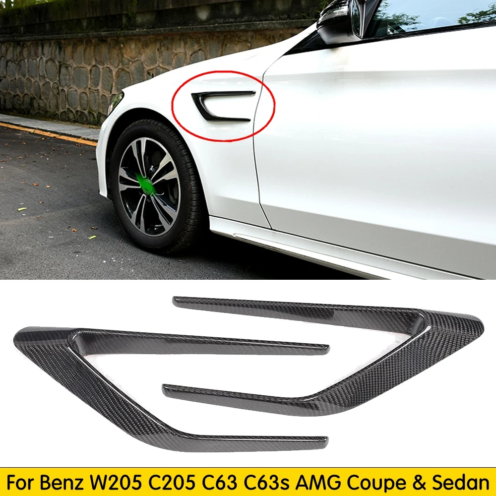 1 пара обшивка бампера для Benz W205 C205 C63 C63s AMG купе и Sedan 2015 2017|Амортизаторы| |