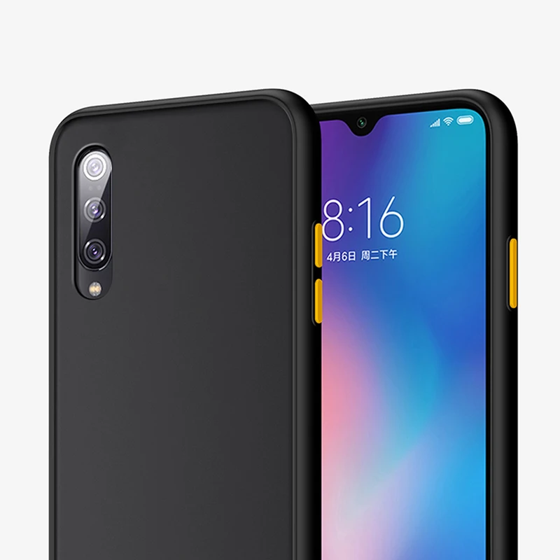 luxury shockproof frosted transparent phone back etui.coque.cover.case for xiaomi mi 9 pro 5g mi9 9pro mi9pro case silicone pc | Мобильные
