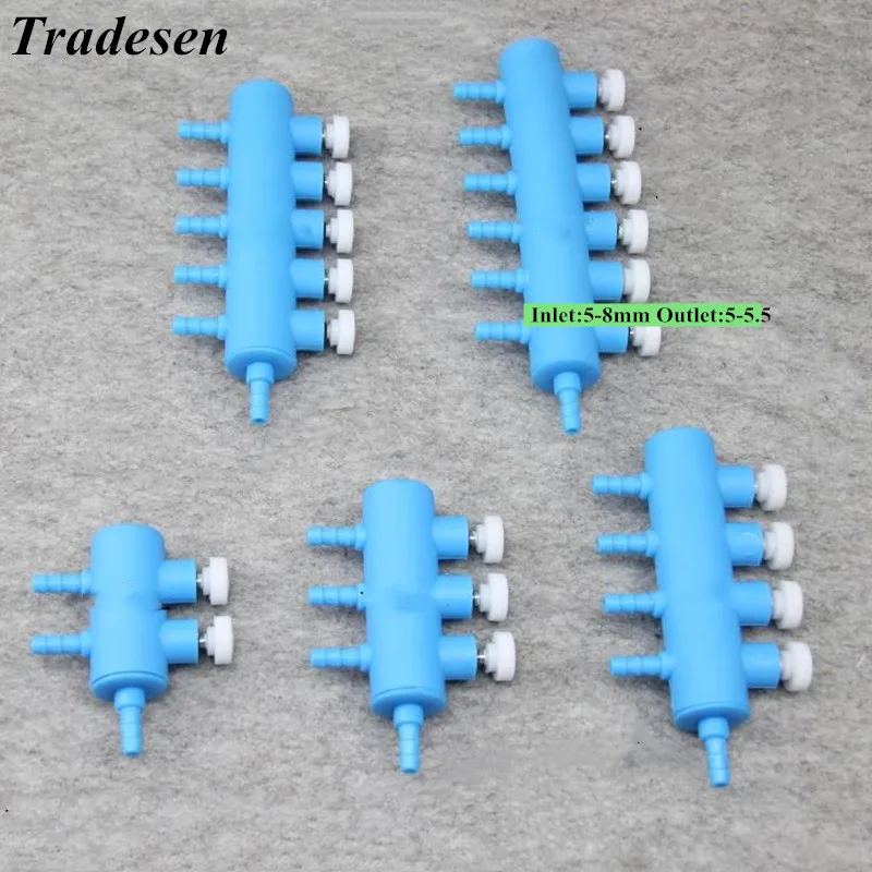 Aquarium Air Flow Control Valve Distributor Splitter Fish Tank Pump Accessories For Hose Pipe Split-flow Connector | Дом и сад