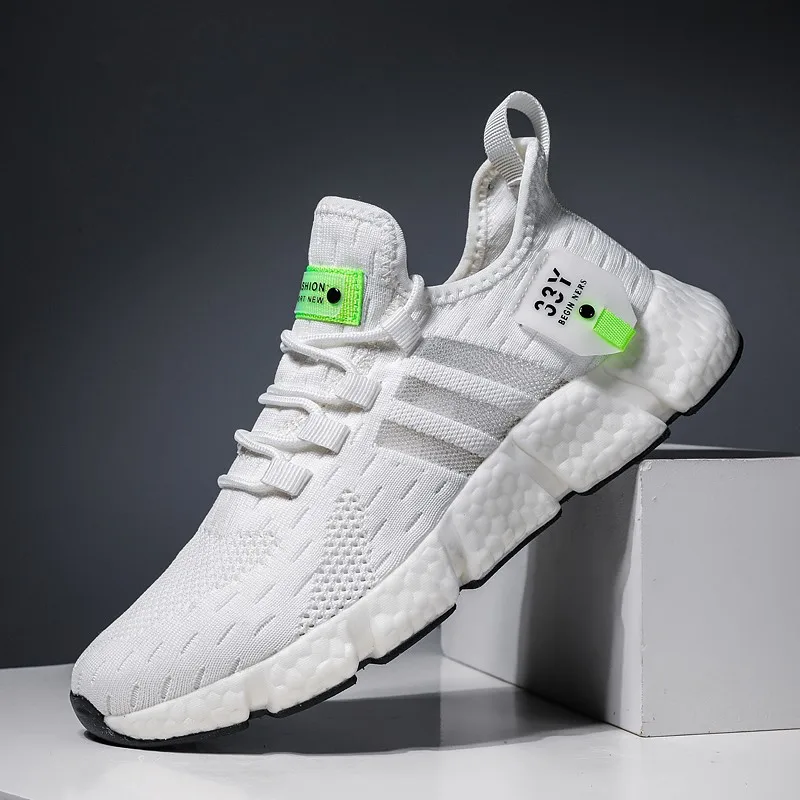 

Кроссовки сетчатые для мужчин и женщин, легкие Сникерсы, модная повседневная прогулочная обувь, дышащие, для спортзала, бега, тенниса, для ул...