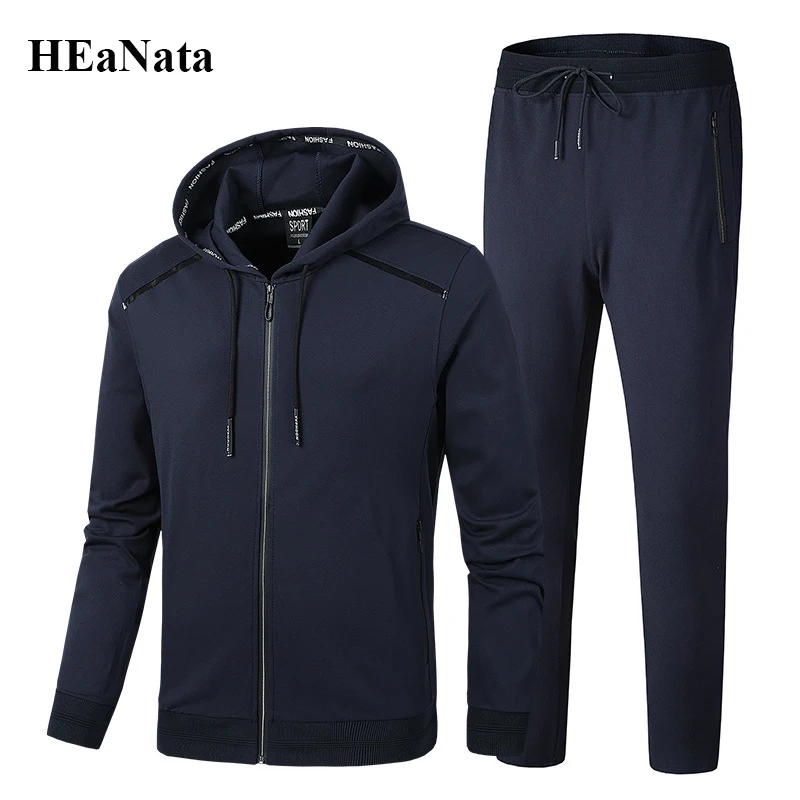 Oversized Sportswear Men Sets 9XL Plus Size Casual Suit Mens Fashion Gyms Fitness Clothing Spring Autumn Two Pieces Tracksuit