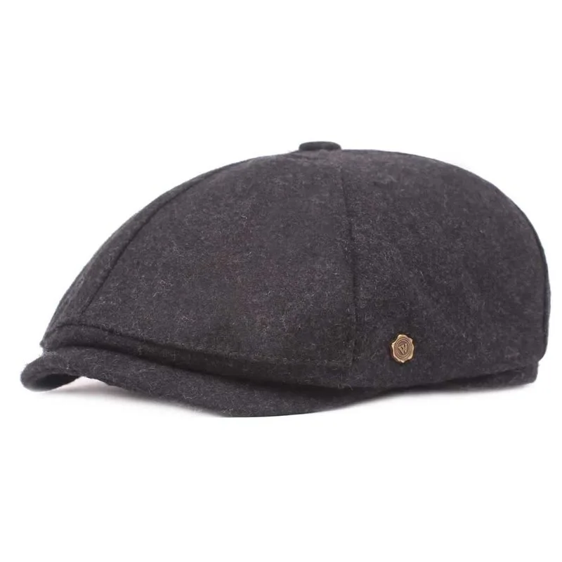SLECKTON Fedora Кепка Модный берет плоская кепка Newsboy в стиле ретро восьмиугольная