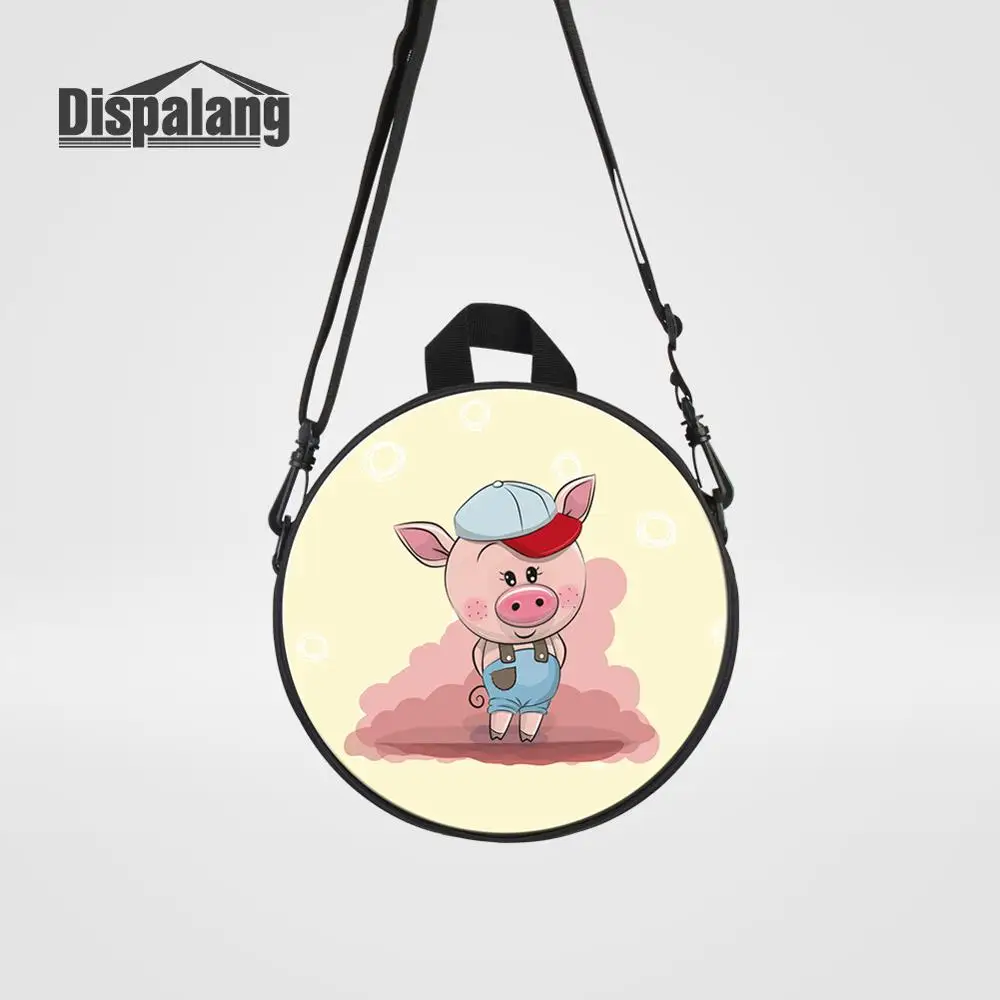Backpack33 Dispalang новые Мультяшные детские сумки-мессенджеры с принтом лисы для девочек милые животные круглые Rugtas детские мини сумки через плечо - Цвет: Backpack33