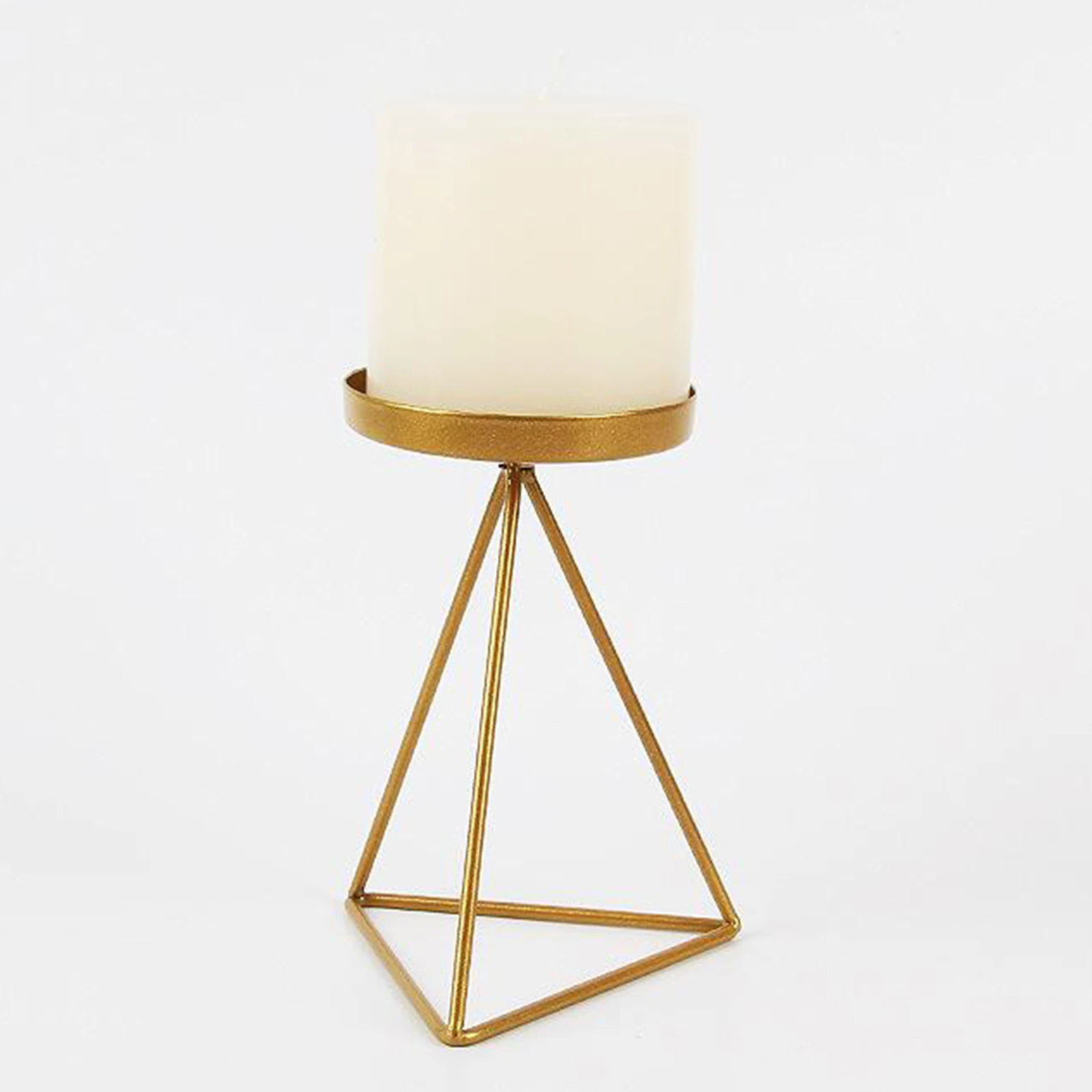 

Geometric Candle Holder Stand Candlestick Centerpiece Wedding