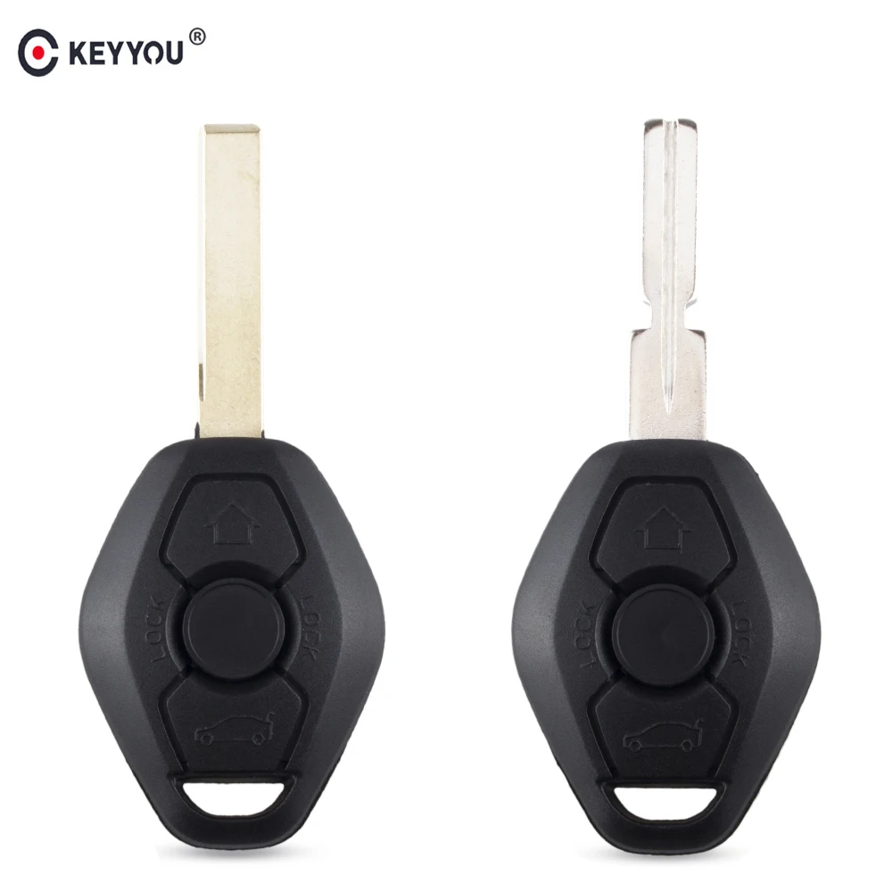 Чехол для ключа KEYYOU BMW X3 X5 Z3 Z4 1/3/5/7 Series E38 E39 E46 EWS System Hu92 Hu58 сменные ключи с 3