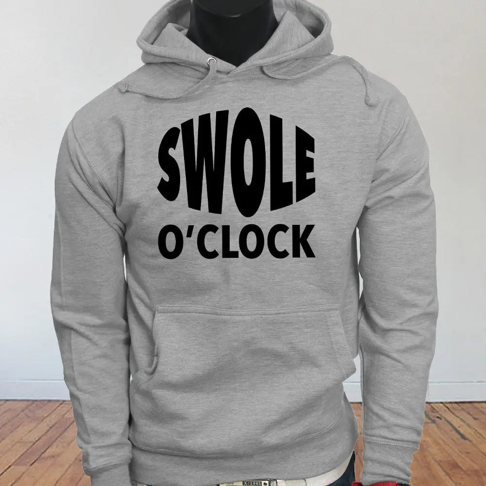 SWOLE O & #039 часы черный тренажерный зал Юмор тренировки Лифт получает мужская серая