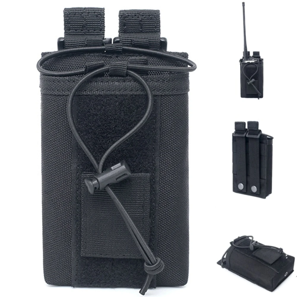 

Military Outdoor Sports Police Portable Waterproof Radio Pouch Hunting Tactical Package Walkie Talkie Bag Waist Mobile Phone