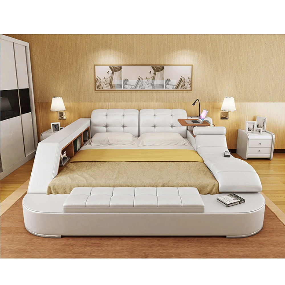 Хит продаж современный дизайн идеальная умная кровать мебель для спальни