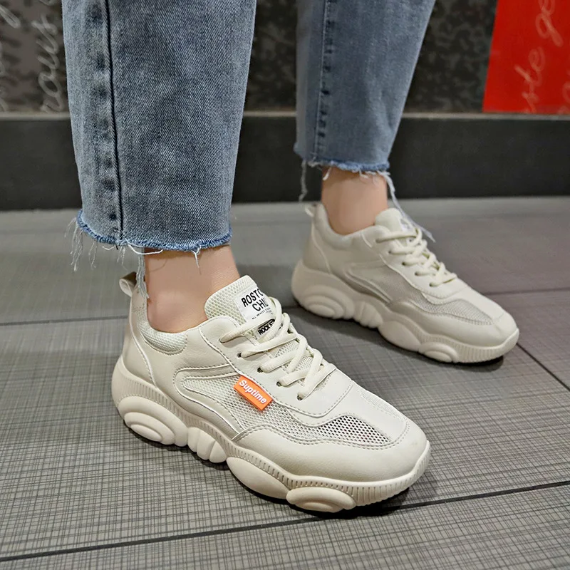 

Free Delivery 2019 New Sports Shoes Korean Version Air-permeable Leisure Flat-soled Shoes Fitness and Comfort