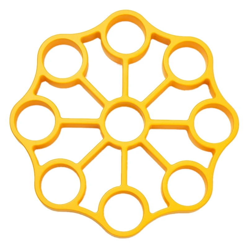 Одна желтая силиконовая стойка для отпаривания яиц гриль микроволновой печи