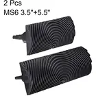 Ролик для рисования под дерево, черный каучуковый валик для рисования, инструменты для рисования под дерево, ролик для рисования стен, домашний инструмент 2 шт.