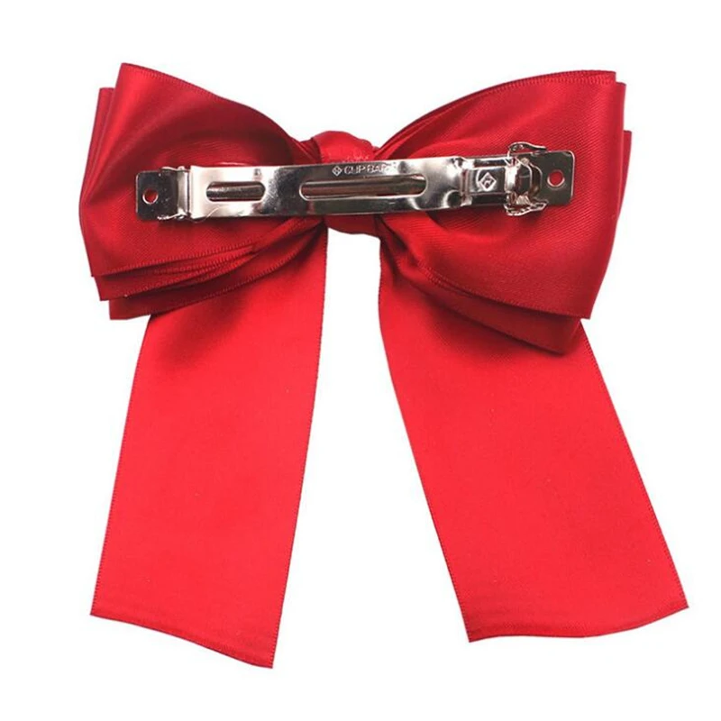 

Women Girls Sweet Three Layers Chiffon Bow BB Hair Clips Hairpins Girls Cross Party Festival Headwear Hairgrips Hair Accessories