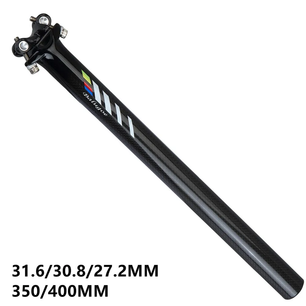 

High Strength Carbon Seatpost Mountain Bike 27.2/30.8/31.6x350/400mm Road bike Seat post MTB Bike Carbon fiber seat tube