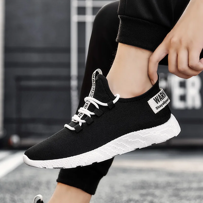 Мужская повседневная обувь из сетчатого материала Спортивная Легкая удобная