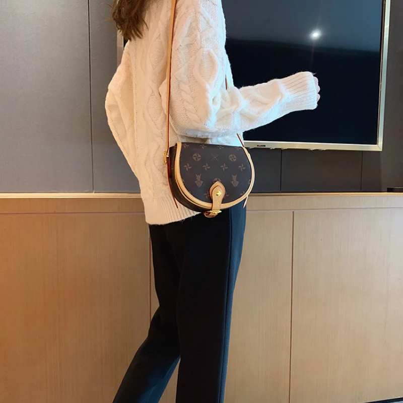 Сумка-тоут женская с цветочным узором саквояж кросс-боди на одно плечо