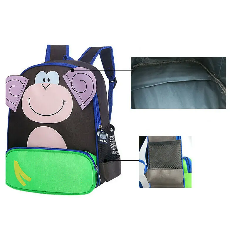 Детский Школьный рюкзак для мальчиков и девочек с 3d-изображением животных | Багаж