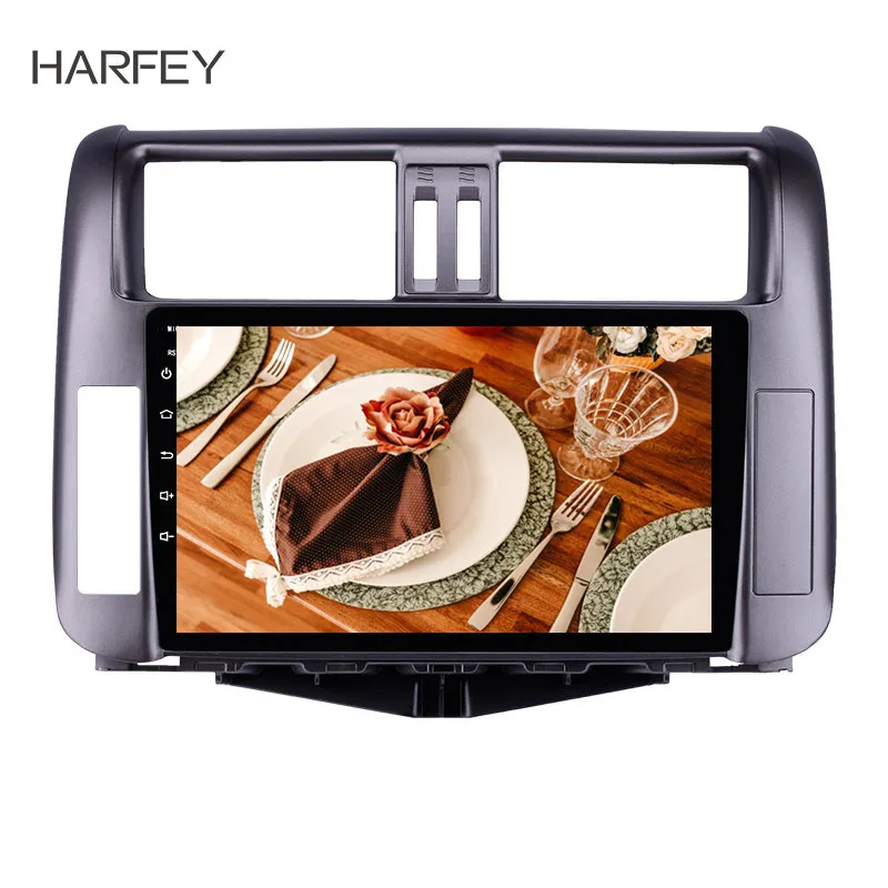 Harfey 9 дюймовый сенсорный экран для GPS системы Android 8 1 Toyota Prado 150 2010 2013 радио с 1024*600