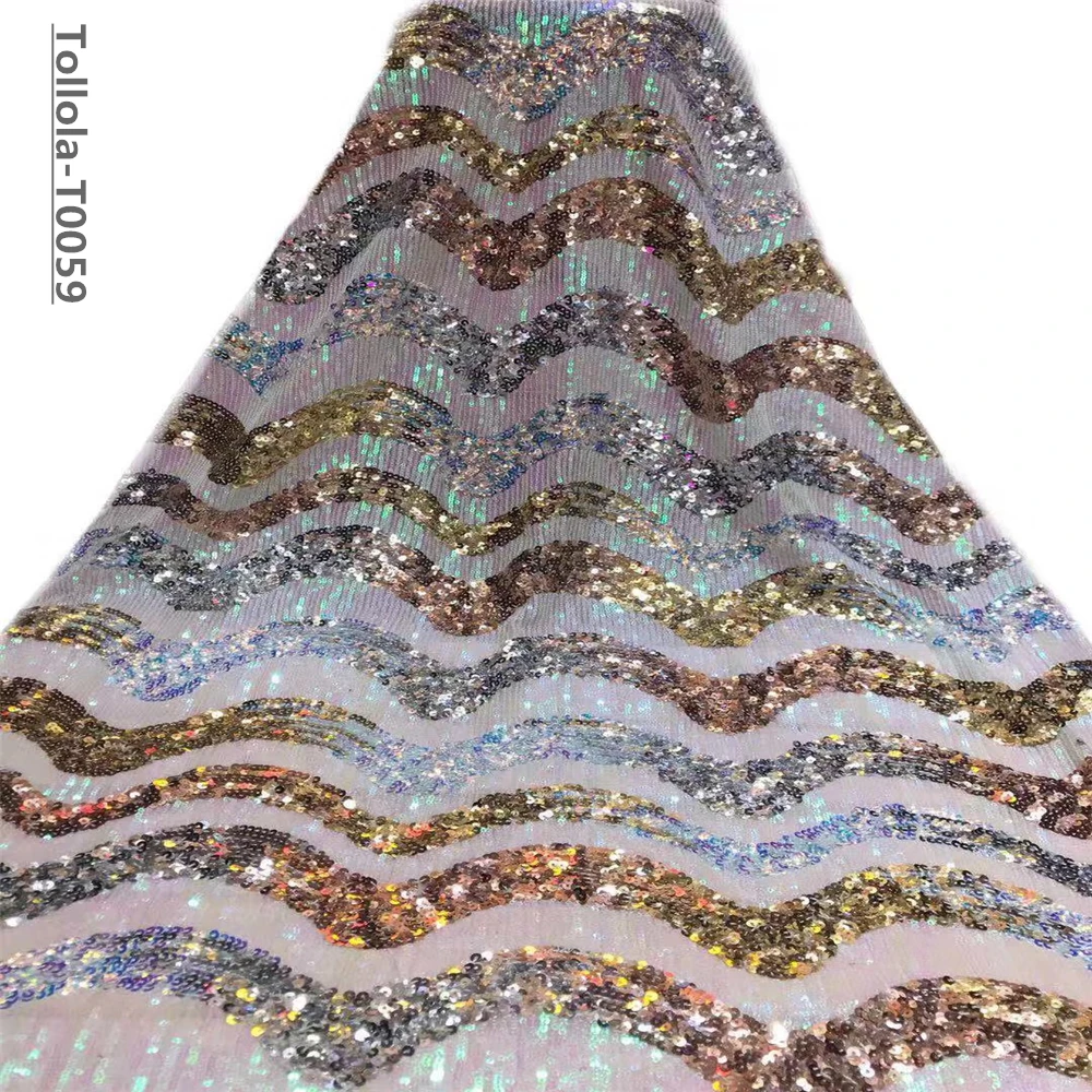 Африканская кружевная ткань с 3D блестками 2019 высококачественное кружево
