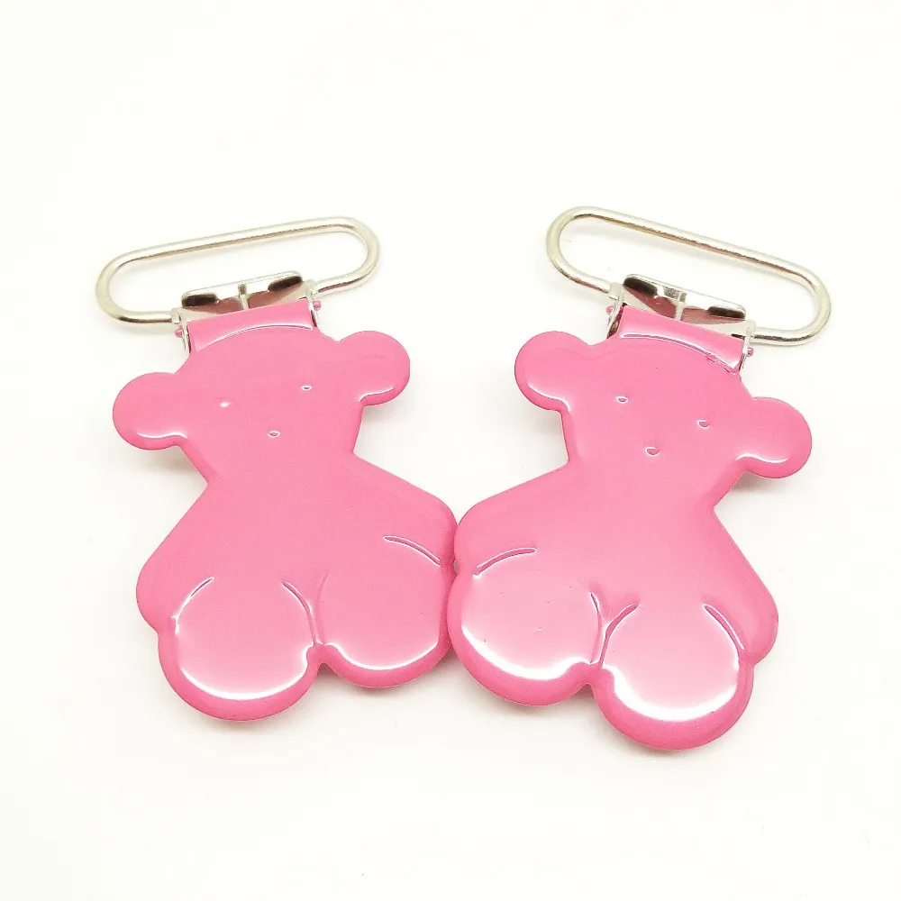 20 шт. в партии зажимы для соски медвежонке металлические подтяжек одежде|Зажимы