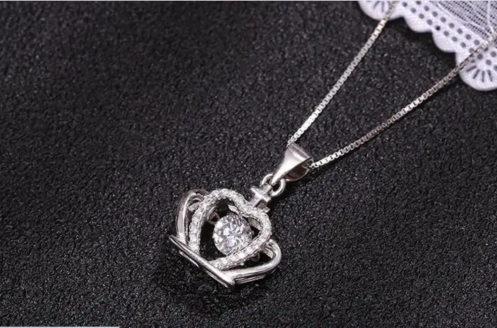 

YPD53 925 Silver Girls Necklace Jewelry Festival Party Birthday Girls Necklace Gifts