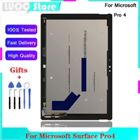 12 3 for microsoft surface pro4 1724 lcd display touch screen digitizer assembly for microsoft pro 4 lcd replacement