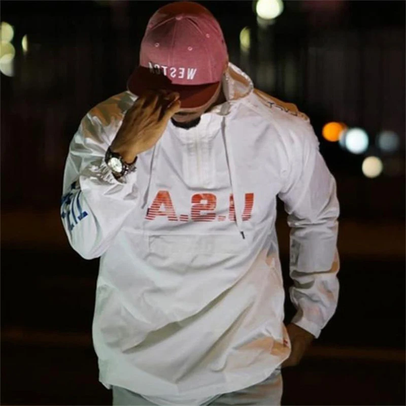 Тканые мужские толстовки на молнии с воротником свитшоты для мужского спортзала