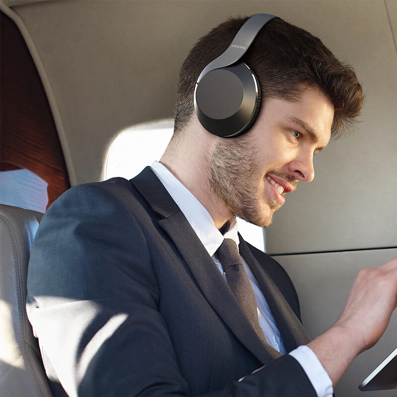 Hi-Fi гарнитура PHILIPS TAPH805 наушники с активным шумоподавлением Hi-Res Bluetooth 5 0 складная