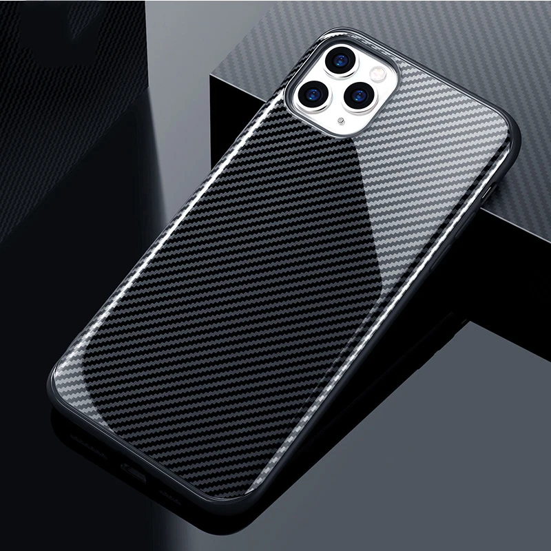 

Противоударный чехол из углеродного волокна для телефона iPhone 12 11 11Pro Max XR XS Max X 7 8 Plus Full 11Pro, защитный противоударный чехол