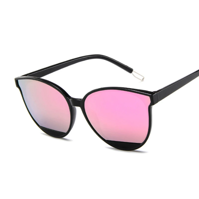 

New Retro Sexy Mirror Sunglasses Women Brand Designer Luxury Vintage Cat Eye Black Sun Glasses Female Ladies UV400 Oculos