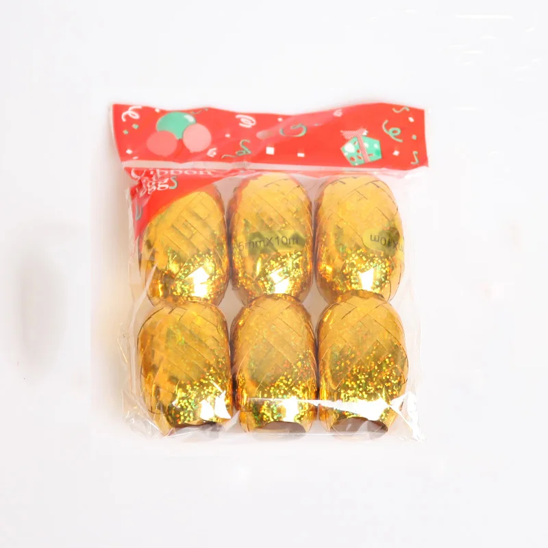 Аксессуары для воздушных шаров 5 мм * 10 м золотые ленты веревка латексная лампа