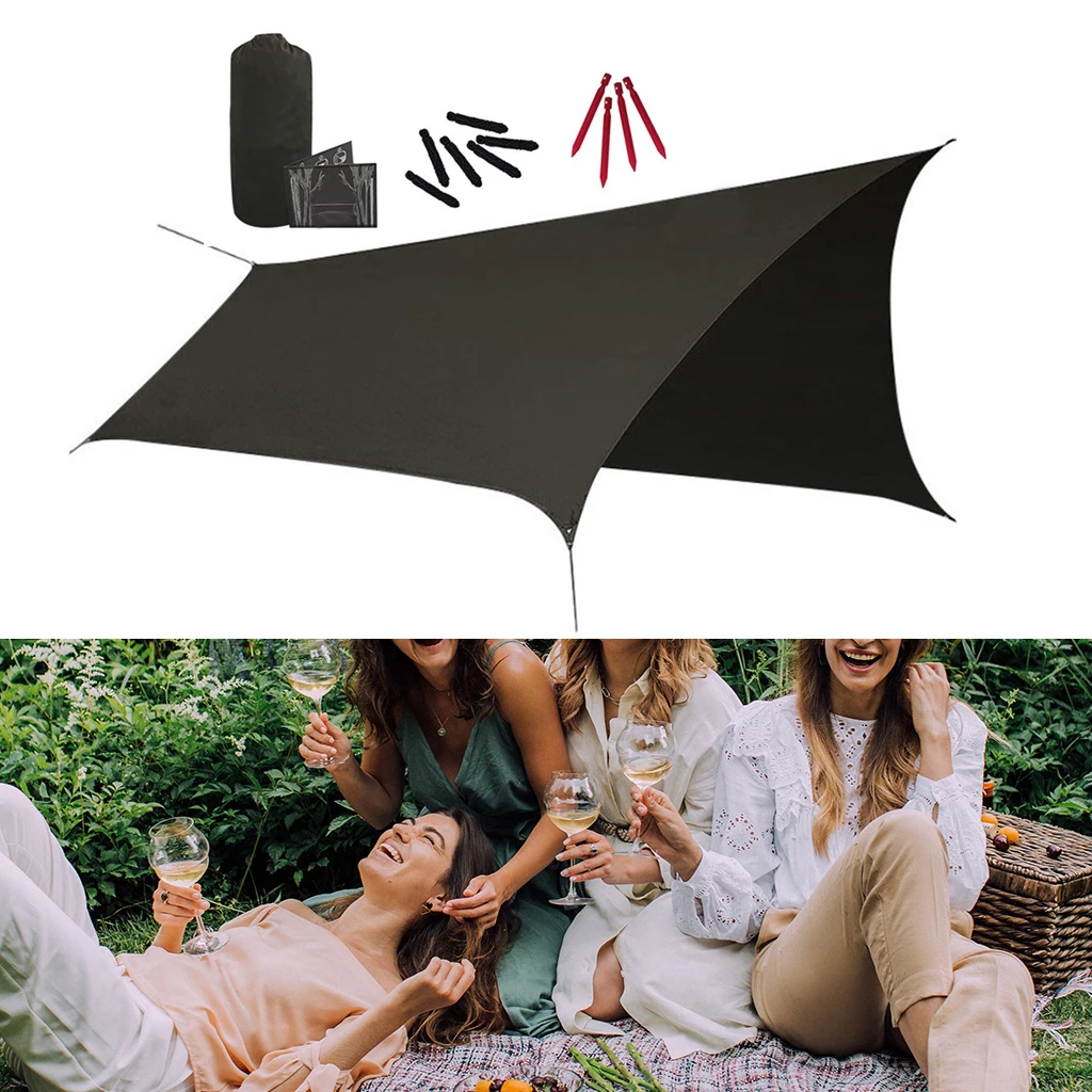 

Водонепроницаемая палатка для кемпинга, навес от дождя, гамак, тент от солнца.