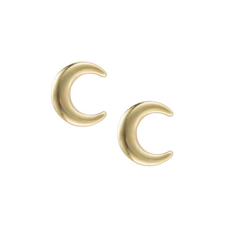 

Женские серьги-гвоздики из нержавеющей стали в форме Луны