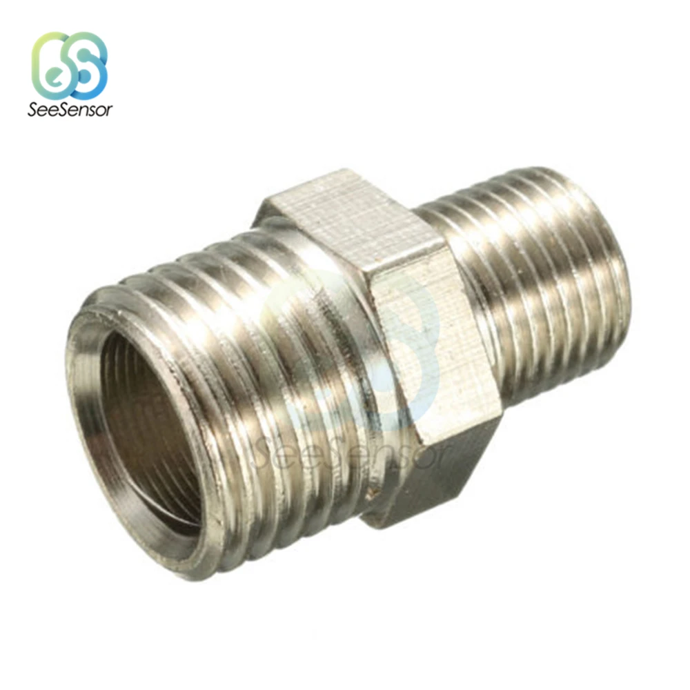 1/4'' BSP Male to 1/8'' Airbrush Air Hose Adapter Connector Spray Pen Transfer Connecter Quick Coupler Pipe Fittings |
