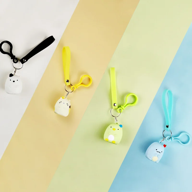 Прекрасный мультфильм Sumikko Gurashi углу био ПВХ фигурка брелок подвесные игрушки