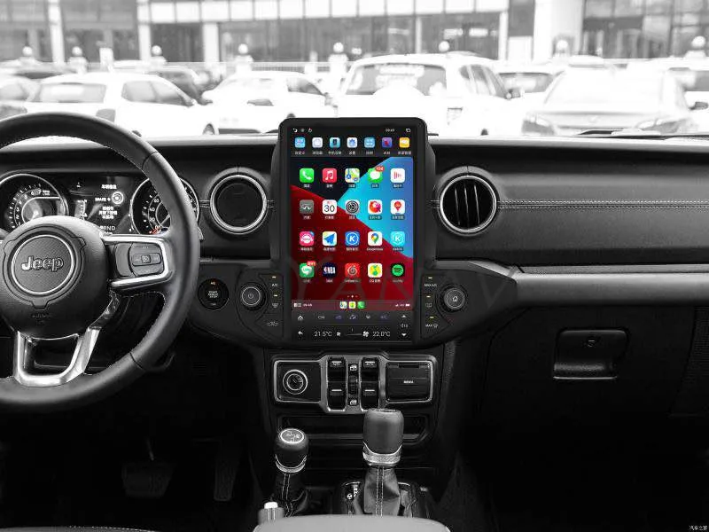 Автомагнитола Tesla для Jeep Wrangler JL 2018-2021 Android мультимедийный проигрыватель с