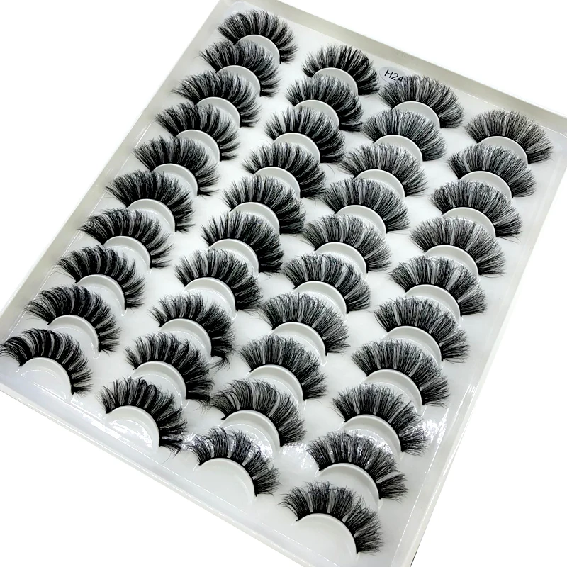 Ресницы Накладные 3D из искусственной норки натуральные густые длинные