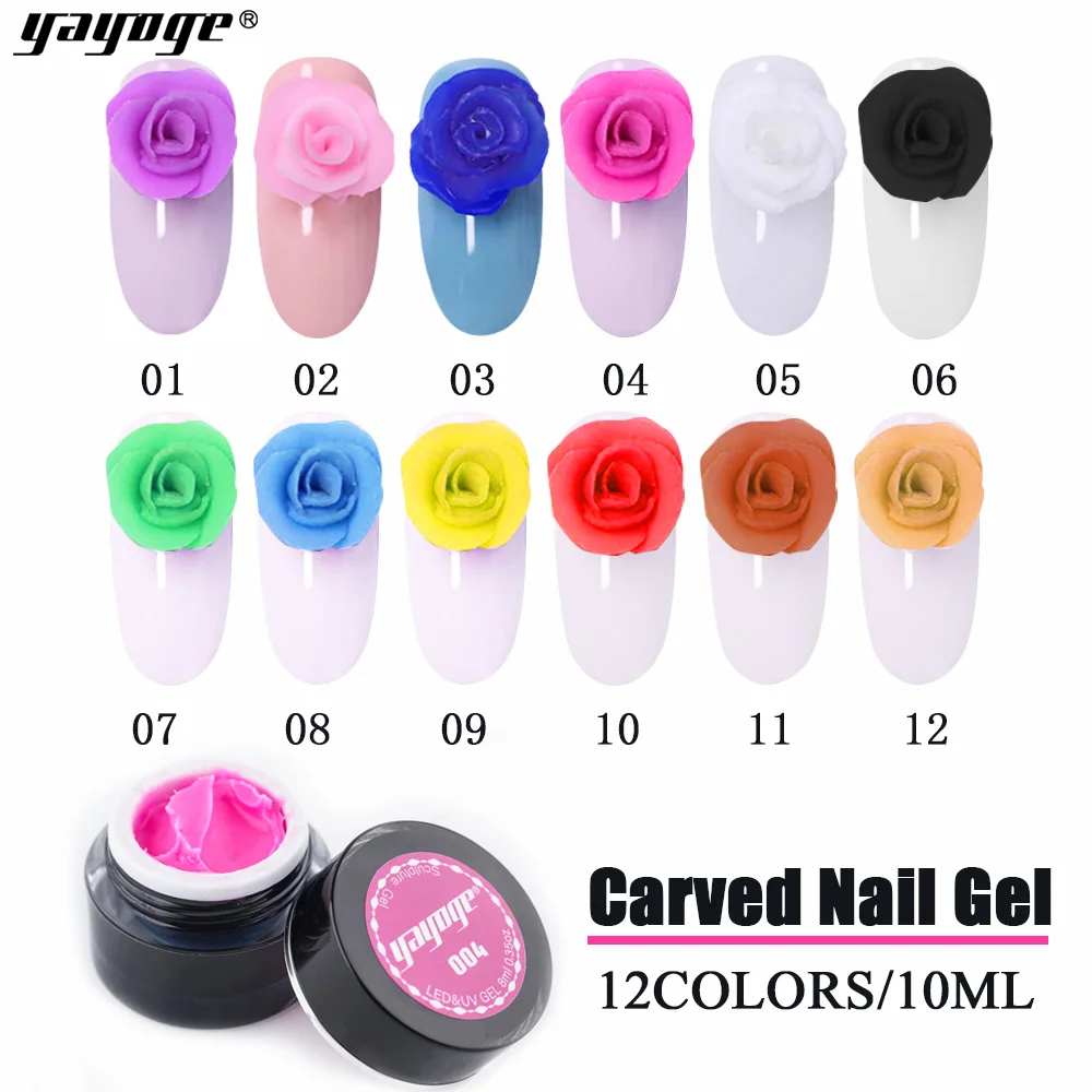 YAYOGE Новый голографический блестящий для ногтей порошок Аврора лед пигмент