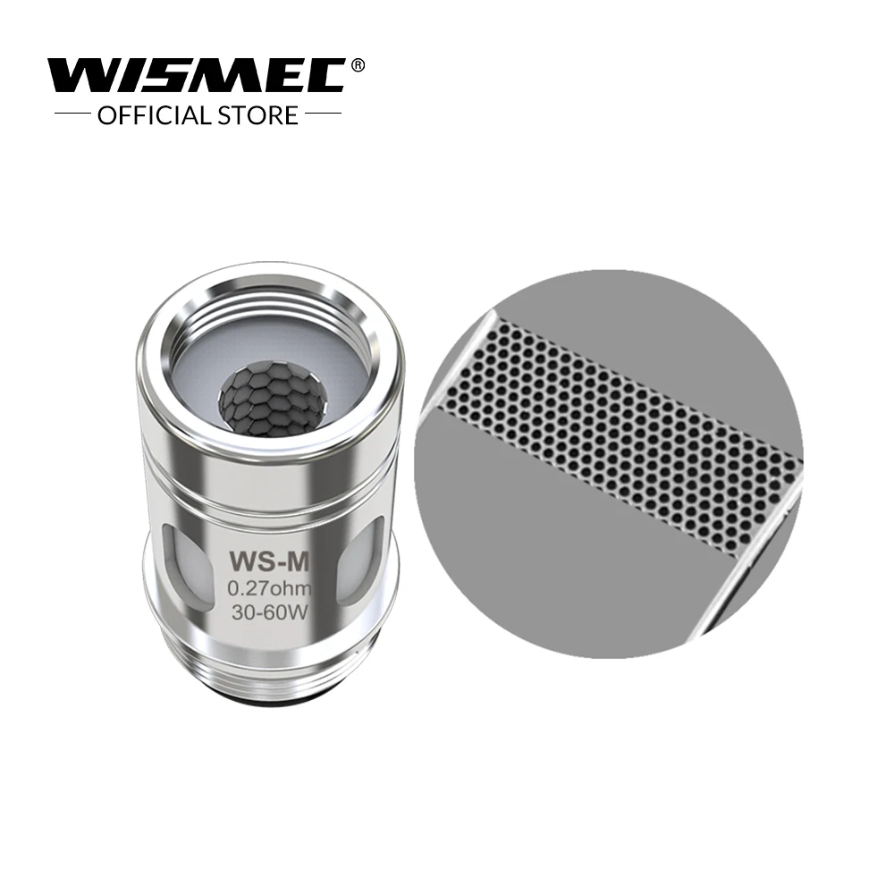 [Официальный магазин] оригинальная Wismec WS Coil WS01 Ом/WS02 0.25ом/WS03 1.5ом/WS04 1.3ом головка/WS M