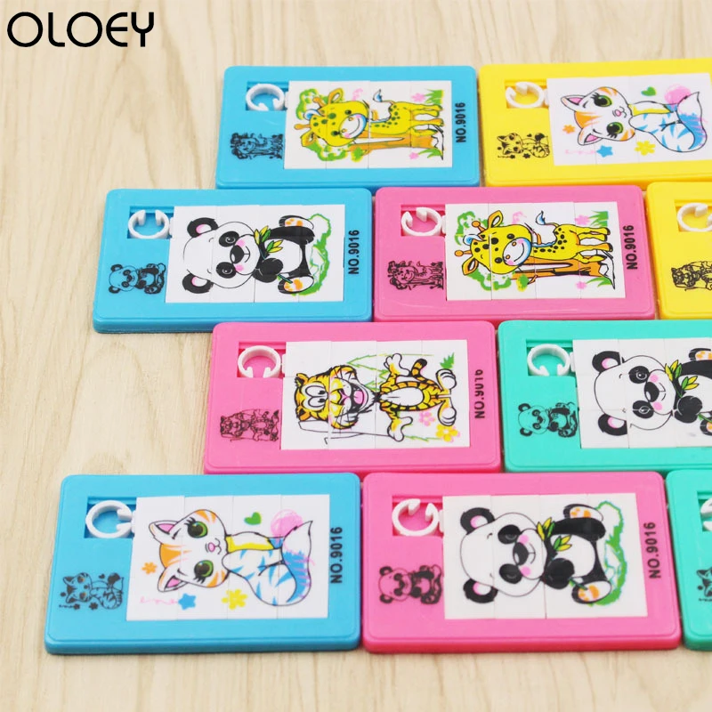 OLOEY 5 шт. Детские сувениры для вечеринки ко дню рождения Move Puzzle подарок на день рождения сувенир для детского душа подарок на крестины девочка мальчик персонализированные