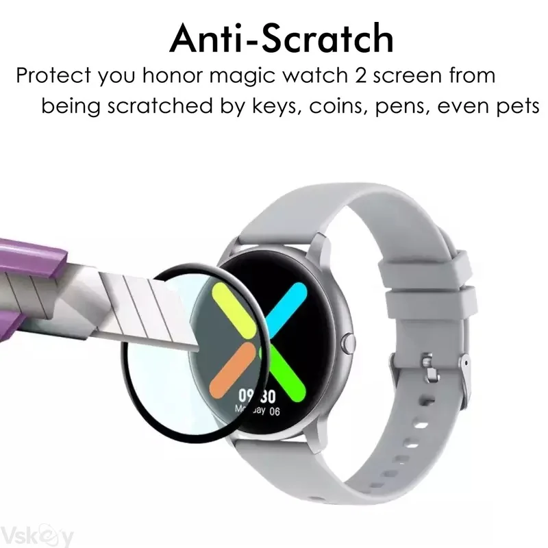 2 шт. 3D изогнутая мягкая защитная пленка для смарт-часов Xiaomi Haylou Solar RT2 LS05S RS3 LS05 LS04 -