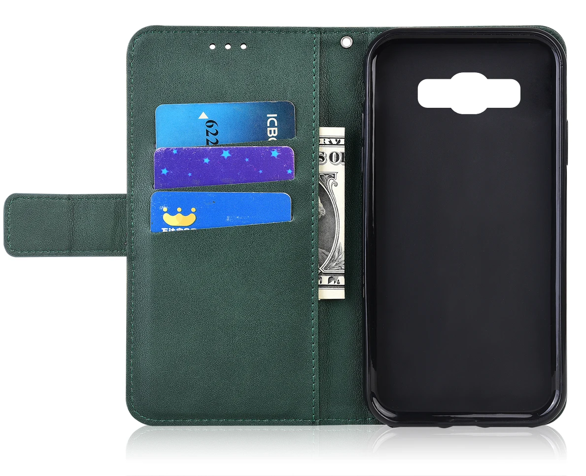 Кожаный чехол-кошелек для Samsung Galaxy J5 2016 J510 J510F J510G J510Y J510M задняя крышка флип-кейс