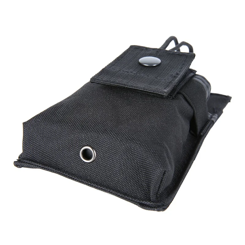 

Adjustable Outdoor Tactical Radio Case Holder Holster Walkie Talkie Holster Molle Pouch Open Top Magazine Pouch