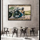 Мотоцикл Racer водитель, байкер ретро плакат счастье не за углом печать домашний декор настенное Искусство Холст уникальный подарок