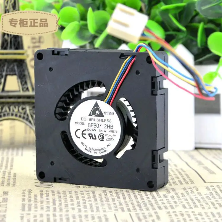 

FOR DELTA 7CM blower centrifugal fan 12V 0.47A BFB0712HB-8B77